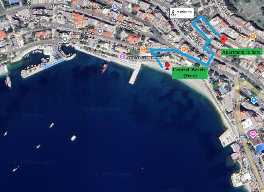 Bay View Apartment Σαράντα Εξωτερικό φωτογραφία
